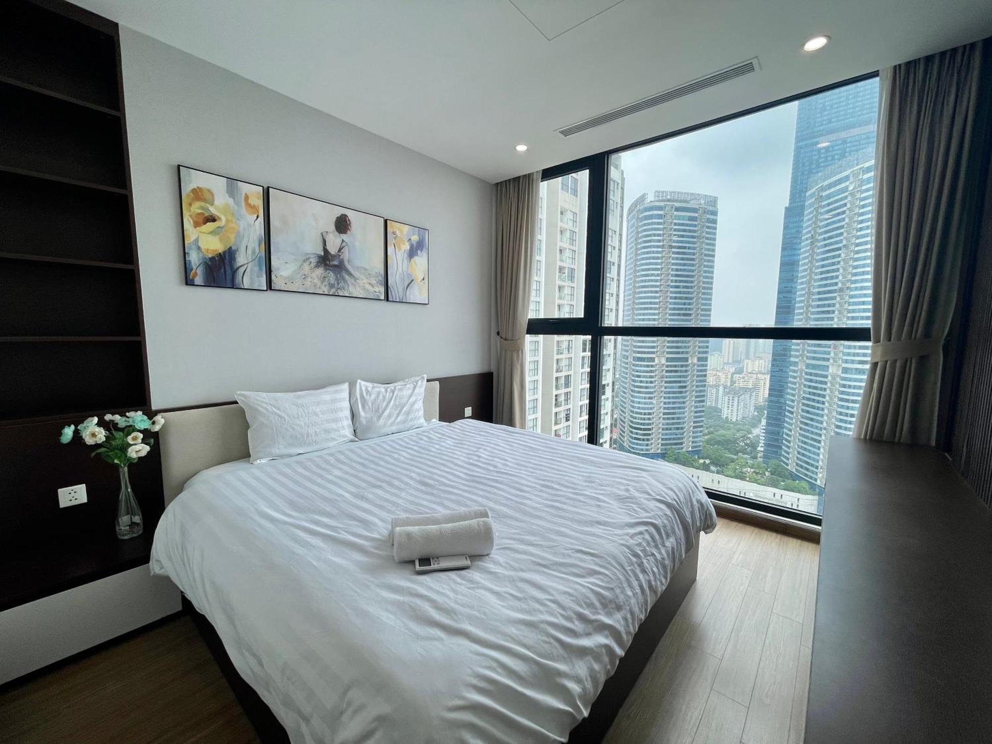 Luxury Apartment Vinhomes Skylake 5Min To Keangnam Hanoi Room photo